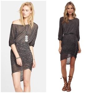 FREE PEOPLE KNIT OFF/ON SHOULDER DRESS REVOLVE